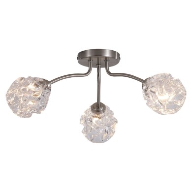 Plafonnier Deca 33W Max G9 Nickel SEARCHLIGHT 11523-3SN