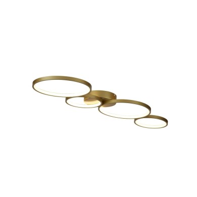 Plafonnier Cirque 37W LED Or SEARCHLIGHT 25772-4GO