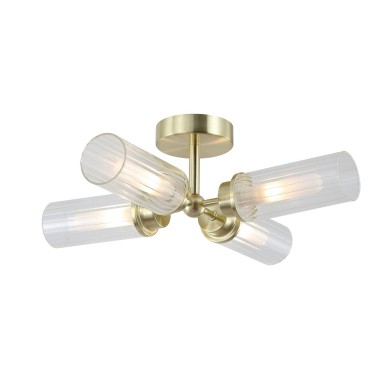 Plafonnier Salle de bain Imperial 7W Max LED Laiton SEARCHLIGHT 29984SB