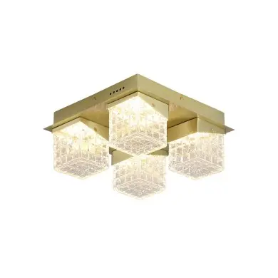 Plafonnier Cyclone 10,25W LED Laiton SEARCHLIGHT 33640-4SB