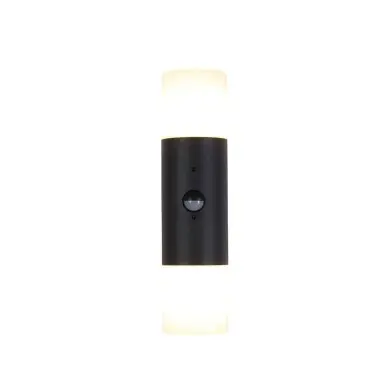 Applique Extérieur Colorado 25W Max Noir et blanc PIR SEARCHLIGHT 39230BK-PIR