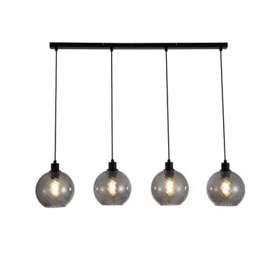 Suspension Amsterdam 60W Max Noir SEARCHLIGHT 44520-4SM