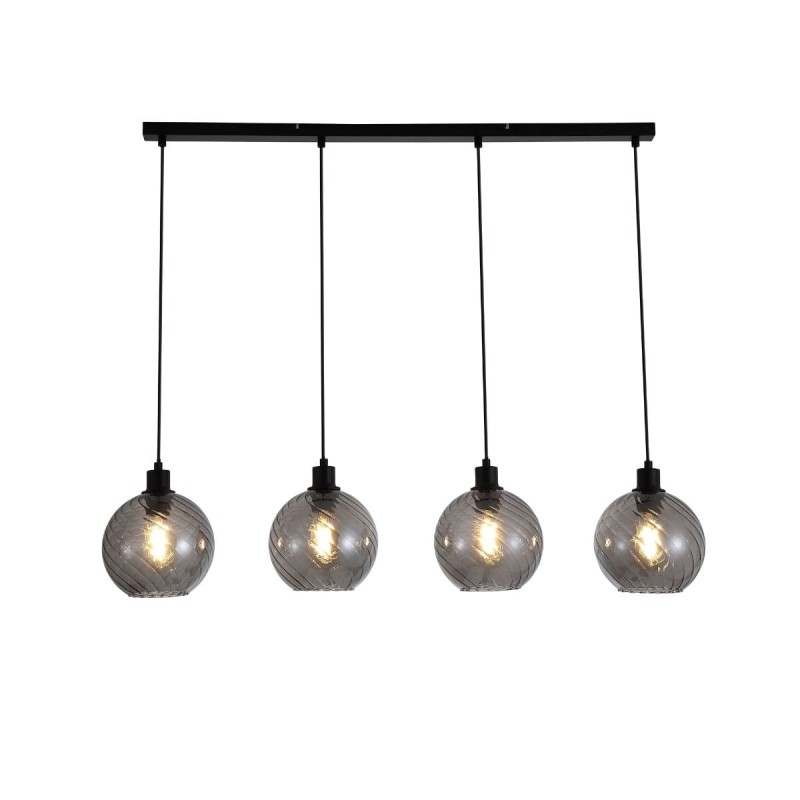 Suspension Amsterdam 60W Max Noir SEARCHLIGHT 44520-4SM