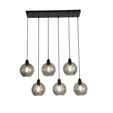 Suspension Amsterdam 60W Max Noir SEARCHLIGHT 44520-6SM