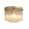 Plafonnier Swizzle 60W Max Champagne SEARCHLIGHT 55620-320CP