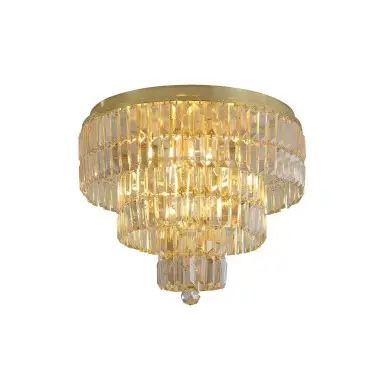 Plafonnier Salle de bain Empire 60W Max Laiton SEARCHLIGHT 61321-6SB