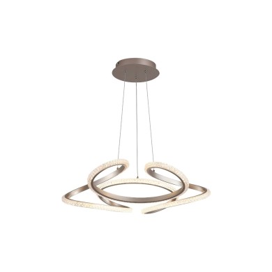 Suspension Doodle 40W LED Champagne SEARCHLIGHT 66110CP