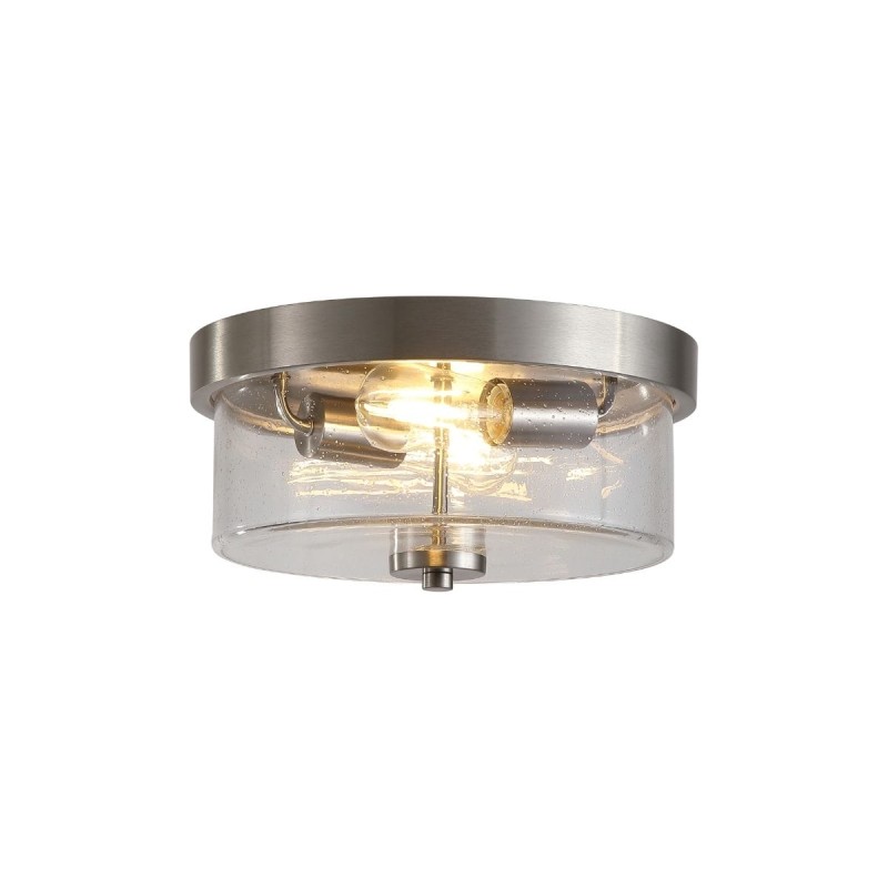 Plafonnier Salle de bain Preston 60W Max Argent SEARCHLIGHT 66210-2SS