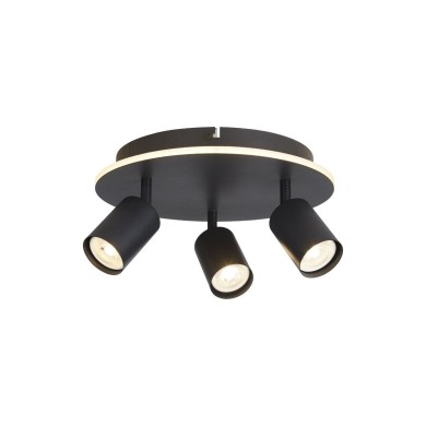 Plafonnier San Diego 10W Max LED Noir mat SEARCHLIGHT 77230-3BK