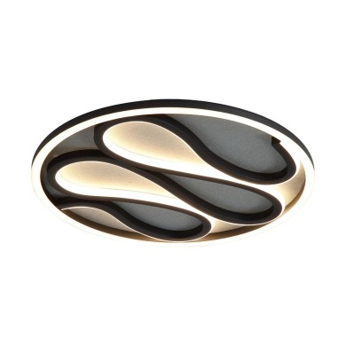 Plafonnier Zendisc 20W LED Noir SEARCHLIGHT 81100-39BK