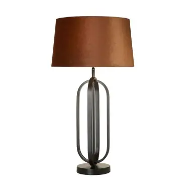 Lampe Chic 60W Max Noir mat Orange SEARCHLIGHT 91101OR