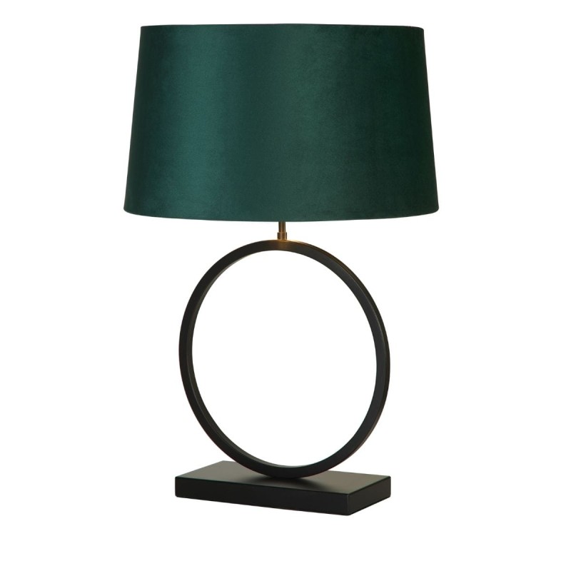 Lampe Elegant 60W Max Noir mat Emeraude SEARCHLIGHT 93101EM