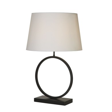 Lampe Elegant 60W Max Noir mat Blanc SEARCHLIGHT 93101WH