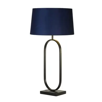 Lampe Modish 60W Max Noir mat Bleu marine SEARCHLIGHT 94101AZ