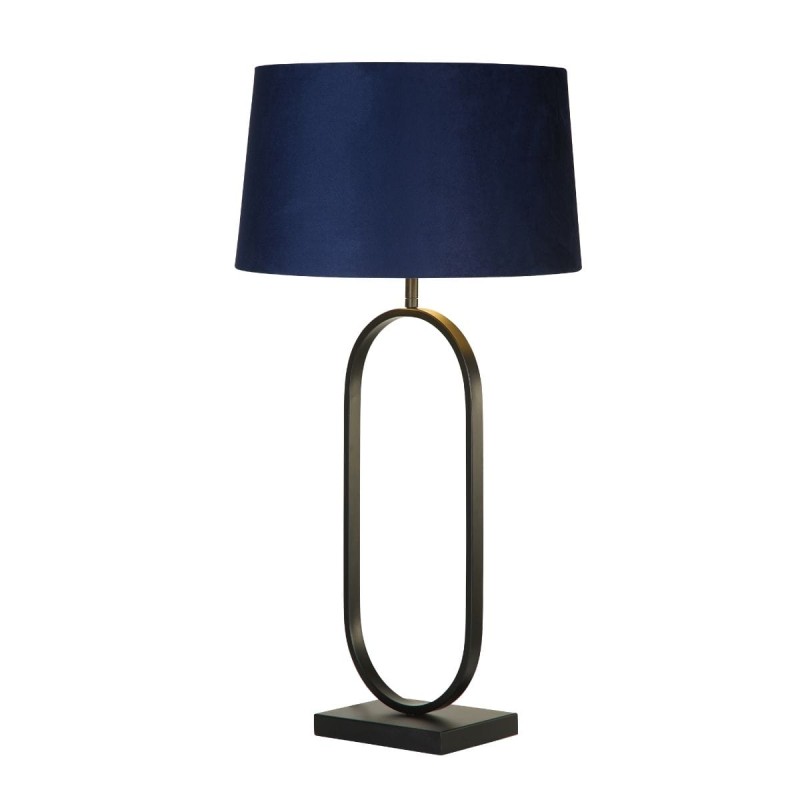 Lampe Modish 60W Max Noir mat Bleu marine SEARCHLIGHT 94101AZ