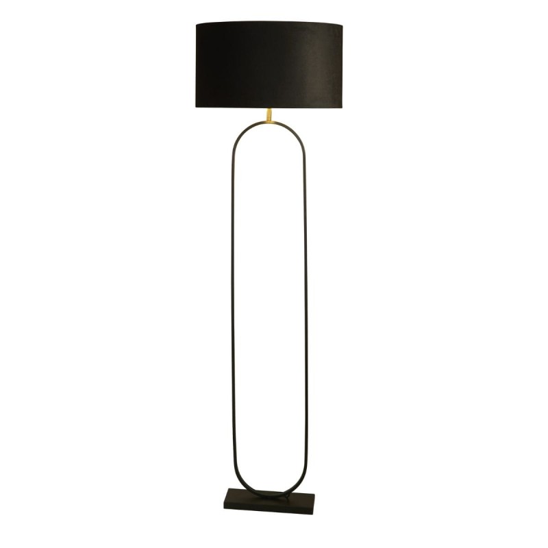 Lampadaire Modish 60W Max Noir mat Noir et or SEARCHLIGHT 95101BK