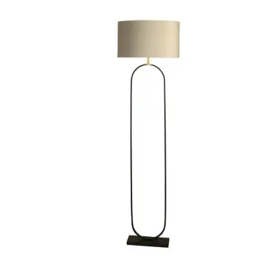 Lampadaire Modish 60W Max Noir mat taupe et argent SEARCHLIGHT 95101TA