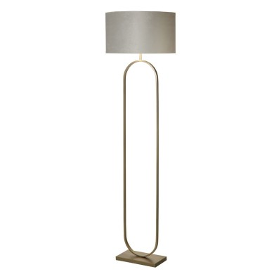 Lampadaire Modish 60W Max Bronze, gris clair et argent SEARCHLIGHT 95102GY