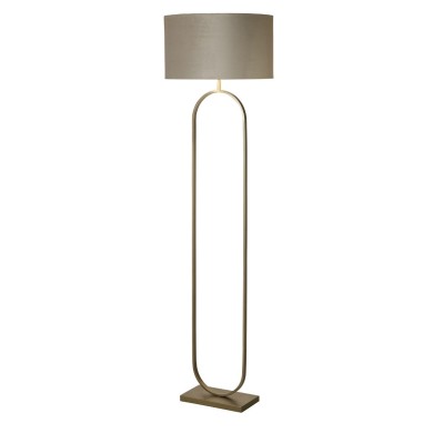 Lampadaire Modish 60W Max Bronze, taupe et argent SEARCHLIGHT 95102TA