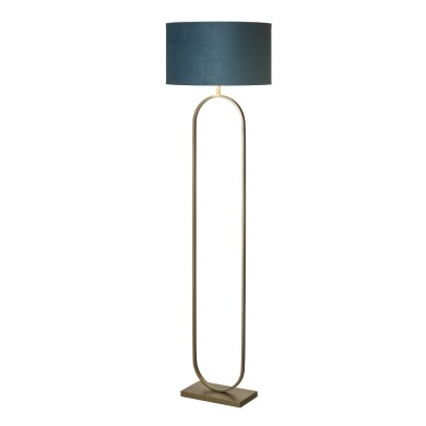 Lampadaire Modish 60W Max Bronze, bleu sarcelle et argent SEARCHLIGHT 95102TE