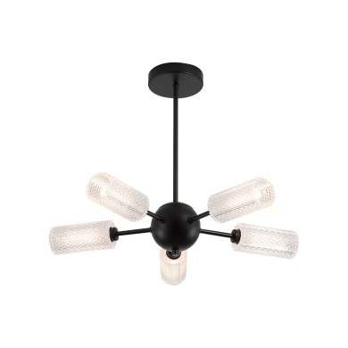 Plafonnier Cosmic 10W Max LED Noir SEARCHLIGHT 96505-5BK