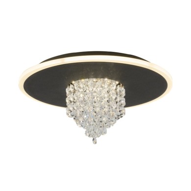 Plafonnier Deluge 20W LED Noir SEARCHLIGHT 21126-32BK