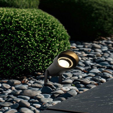 Projecteur Extérieur Spike 7W Max LED Noir mat SEARCHLIGHT 1010BK