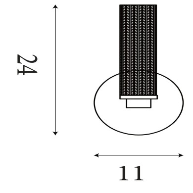 Applique Salle de bain Aberdeen 7W LED Laiton SEARCHLIGHT 10371SB