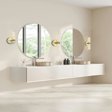 Applique Salle de bain Aberdeen 12W LED Laiton SEARCHLIGHT 10372SB