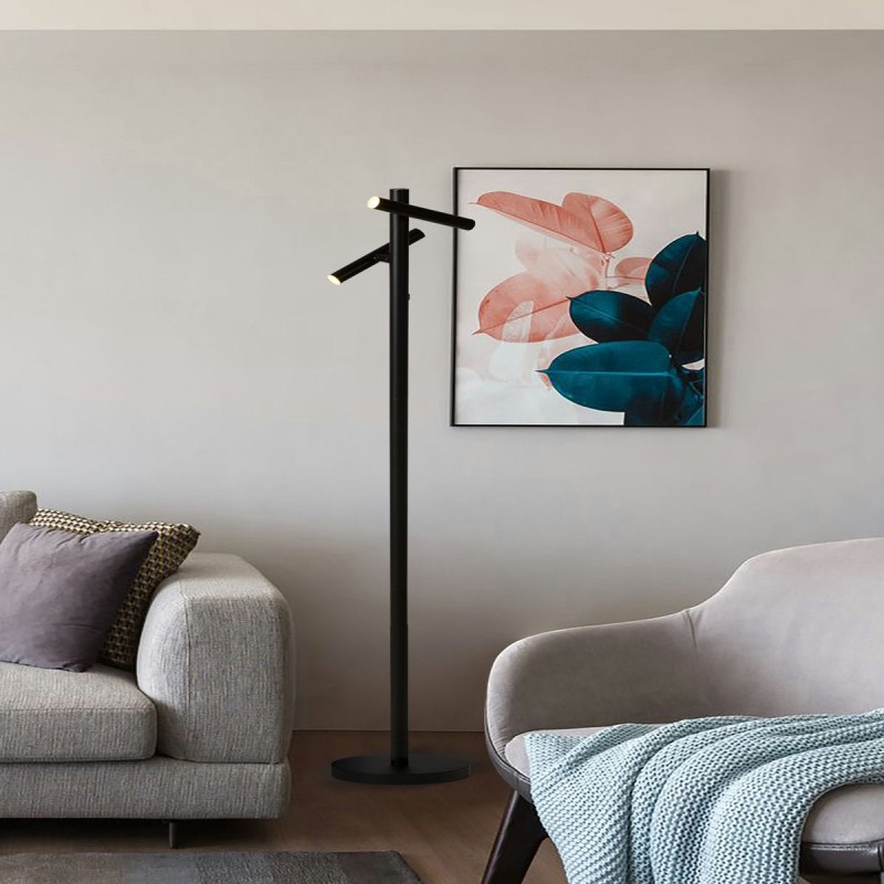 Lampadaire Rechargeable 5W Noir mat SEARCHLIGHT 10460BK