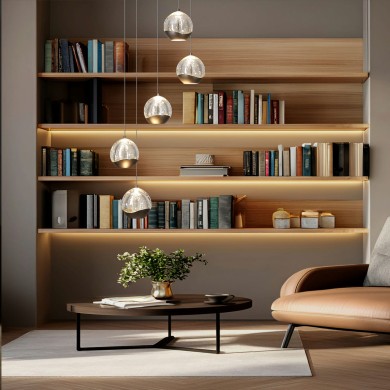 Suspension Seeds 49W LED Latte SEARCHLIGHT 11141-5LT