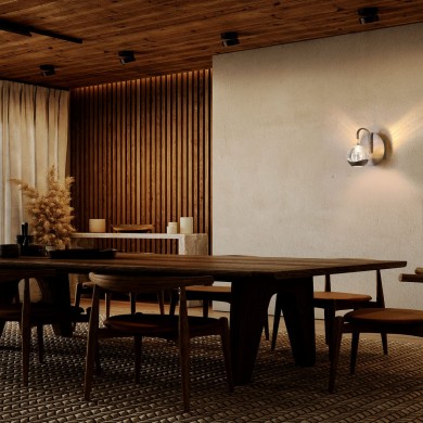 Applique Seeds 12W LED Latte SEARCHLIGHT 11142-1LT