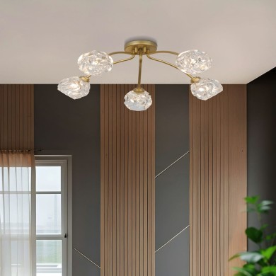 Plafonnier Deca 33W Max G9 Or SEARCHLIGHT 11525-5GO