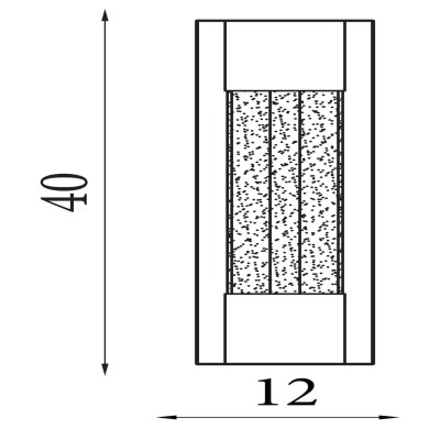 Applique Salle de bain Sacramento 6W LED Or SEARCHLIGHT 17660GO