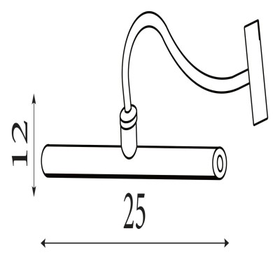 Applique Vigo 1W LED Or SEARCHLIGHT 23330GO