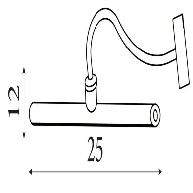 Applique Vigo 1W LED Or SEARCHLIGHT 23330GO