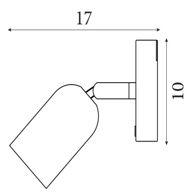 Applique Cone 1,5W LED Vert SEARCHLIGHT 23350GR