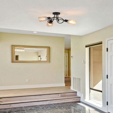 Plafonnier Knot 40W Max Ambre SEARCHLIGHT 23603-3BK