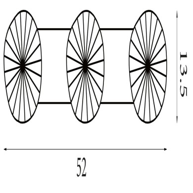 Applique Sunbeam 7W Max LED Noir SEARCHLIGHT 24122-3BK