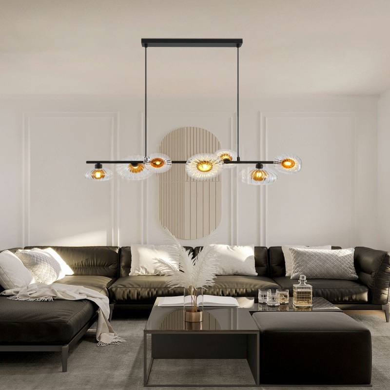 Suspension Sunbeam 7W Max LED Noir mat SEARCHLIGHT 24123-7BK