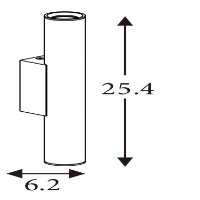 Applique Beacon 10W Max LED Or SEARCHLIGHT 28125GO