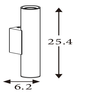 Applique Beacon 10W Max LED Latte SEARCHLIGHT 28125LT