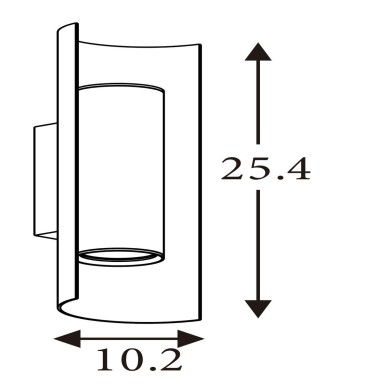 Applique Roll 10W Max LED Or SEARCHLIGHT 28145GO