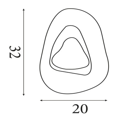 Applique Destiny 8W LED Noir SEARCHLIGHT 32983BK
