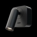 Applique Murale Mirax Noir LED 3W H65