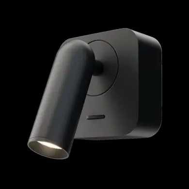 Applique Murale Mirax Noir LED 3W H65 MAYTONI C039WL-L3B3K