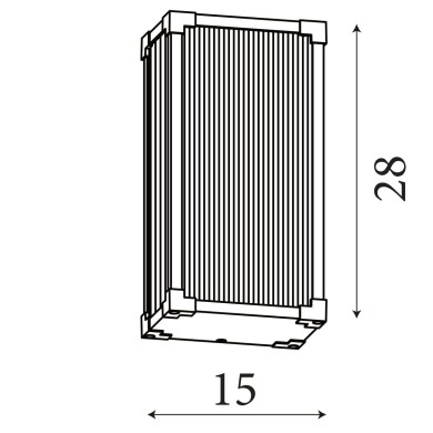 Applique Extérieur Cincinati 60W Max Noir SEARCHLIGHT 39340BK