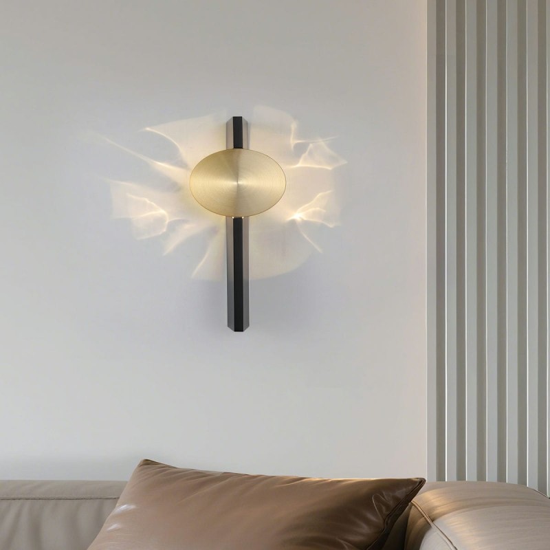 Applique Shield 3W LED Noir SEARCHLIGHT 44861GO