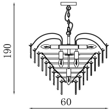 Suspension Wagon Wheel 60W Max Laiton SEARCHLIGHT 48970-10SB