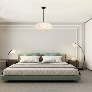 Suspension Radiant 60W Max Noir SEARCHLIGHT 52850BK